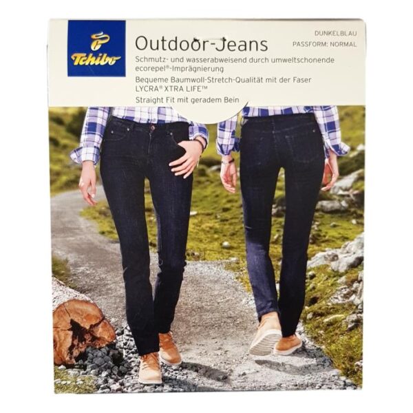 Jeans Tallas PLUS Outdoor Super Strech Mujer Azul oscuro