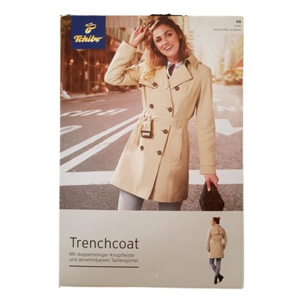 Trench Coat Mujer Color Arena
