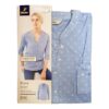Blusa Algodon Mujer Celeste - Imagen 3