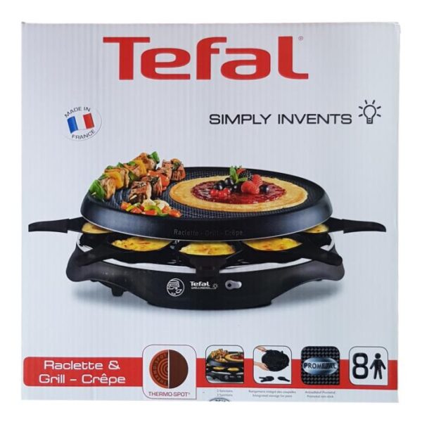 Raclette con parrilla para 8 personas TEFAL®