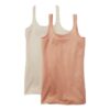 Tops Largos Rosado Blanco Mujer (Set de 2) - Imagen 2