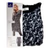 Vestido Jersey Balnco Negro Mujer - Imagen 2