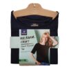 Top Cuello Submarino Algodon Mujer Negro