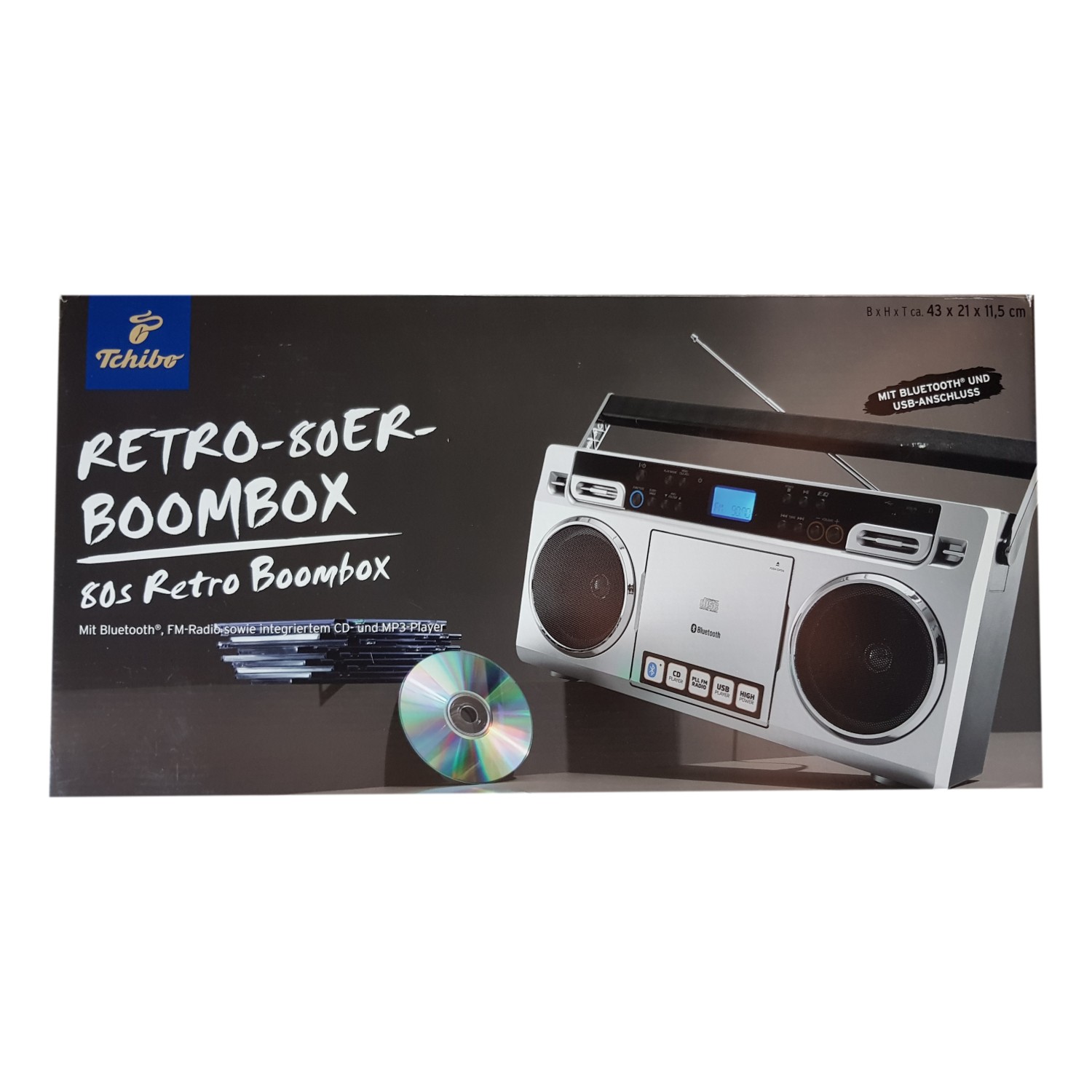 Beliebte Besonderheit Boombox Retro Lenco SCD-580 OkStyle 