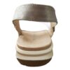 Sandalias De Trekking Mujer Beige Plateado - Imagen 3