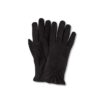 Guantes De Gamuza Negro Mujer