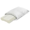 Almohada Pluma Soporte Cuello Con Núcleo Espuma - Imagen 3
