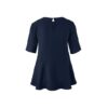 Blusa con Volante Azul Mujer - Imagen 3