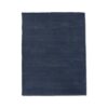 Alfombra De Pelo Alto Azul