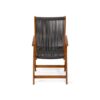 Silla Jardin Eucalipto De Respaldo Alto Tejido - Imagen 4