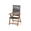 Silla Jardin Eucalipto De Respaldo Alto Tejido