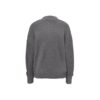 Pullover Jersey De Punto Algodon Gris Mujer - Imagen 3