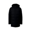 Parka Acolchada Con Capucha Gris Hombre