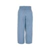 Pantalones Culotte Lino Azul Mujer - Imagen 3