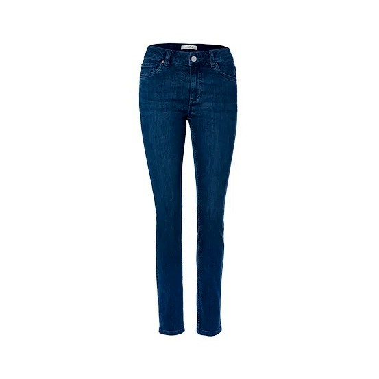 Jeans Slimfit Algodon Organico Strech Azul Mujer