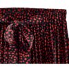 Falda Plisada Con Estampado Rojo - Imagen 3