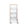 Carrito Con Bandejas Blanco - Imagen 2