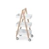 Carrito Con Bandejas Blanco