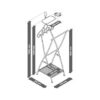 Percha Plegable Para Ropa Y Accesorios Blanco - Imagen 7