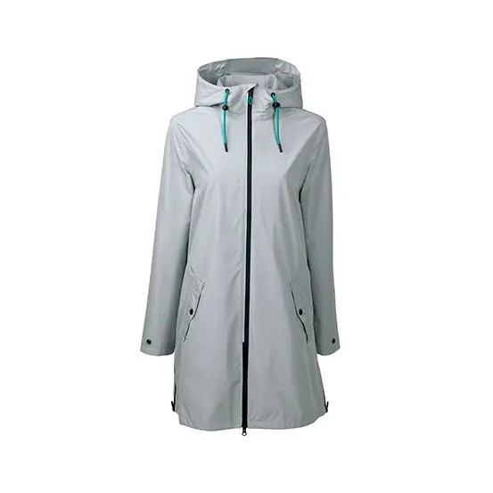 Poncho impermeable Mujer Gris 2 en 1