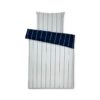 Funda De Plumon Y Almohada Percal Azul Blanco 1,5 Plaza - Imagen 2