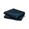 Toallas De Rizo Set de 2 Azul Gris