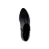 Botín De Cuero Negro Liso Mujer - Imagen 3