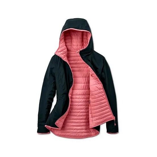 Chaqueta Acolchada Reversible Impermeable Mujer Tchibo