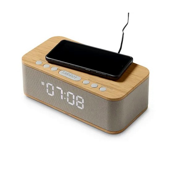 Reloj Despertador Con Carga Inalámbrica Y Bluetooth®