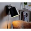 Lampara De Muro LED Metal Negra Tchibo - Imagen 2