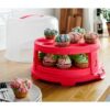 Recipiente Para Muffin y Tortas Rojo Tchibo - Imagen 6