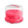 Recipiente Para Muffin y Tortas Rojo Tchibo