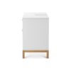 Mueble Baño Lavamanos Madera Blanco - Imagen 2