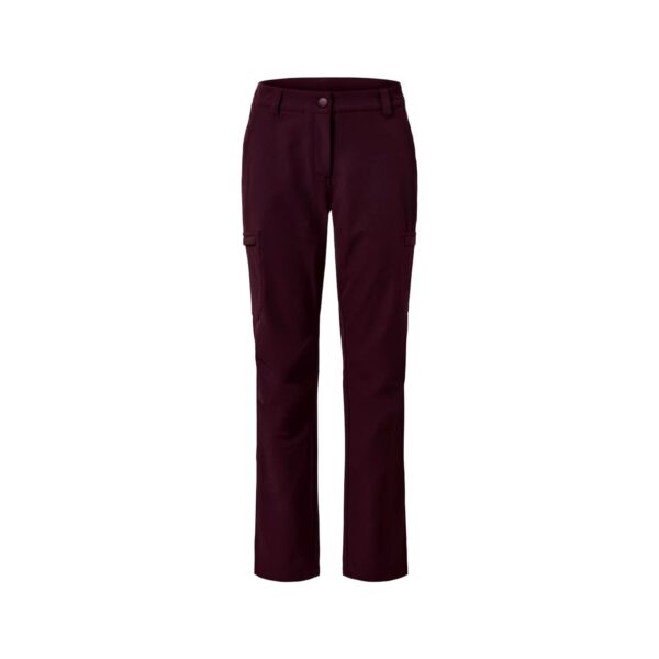 Pantalón Cargo softshell Burdeo Mujer Tchibo