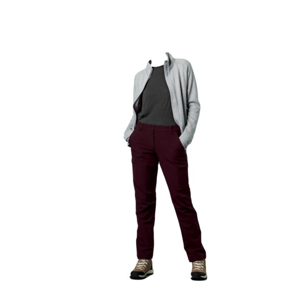 Pantalón Cargo softshell Burdeo Mujer Tchibo