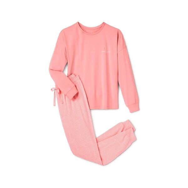 Conjunto De Pijama Algodón Rosa Mujer Tchibo