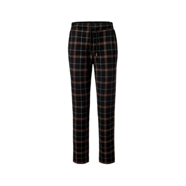 Pantalon Buzo A Cuadros Cafe Mujer Tchibo