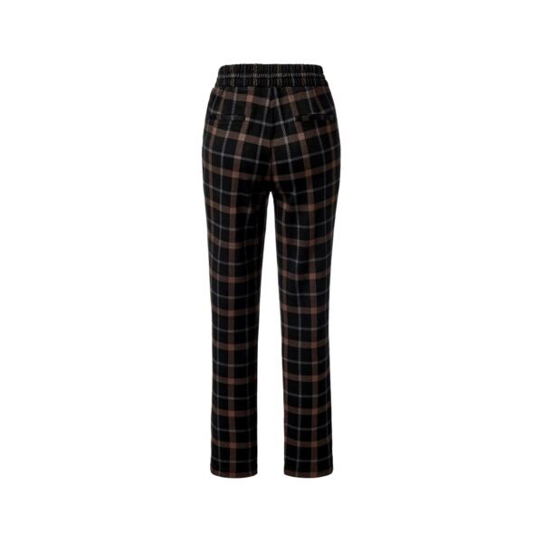 Pantalon Buzo A Cuadros Cafe Mujer Tchibo