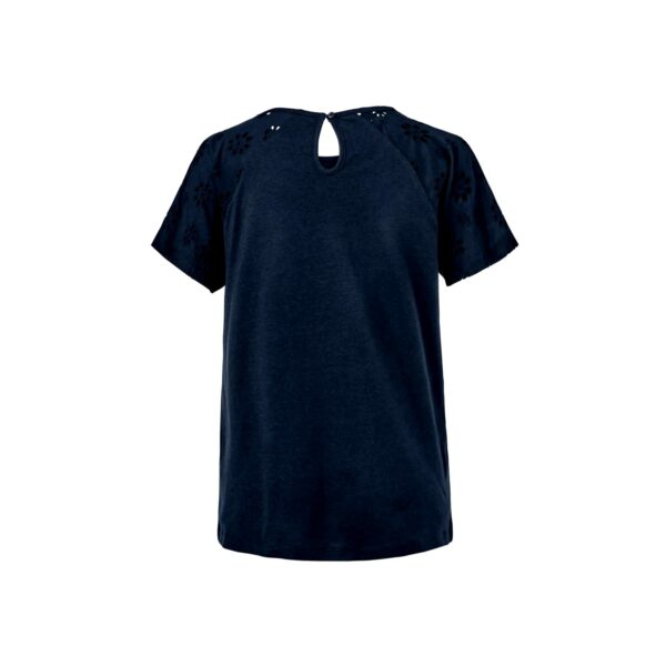 Blusa Con Bordado Azul Mujer Tchibo