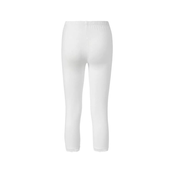 Leggings 3/4 Con Ribete De Encaje Blanco Tchibo