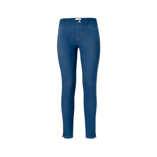 Jeggings Elasticados Azul Algodon Mujer Tchibo