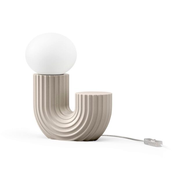 Lámpara De Mesa De Diseño LED Blanco Tchibo