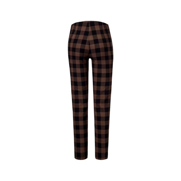 Pantalón Elásticado Cuadros Viscosa Mujer Tchibo - Imagen 2